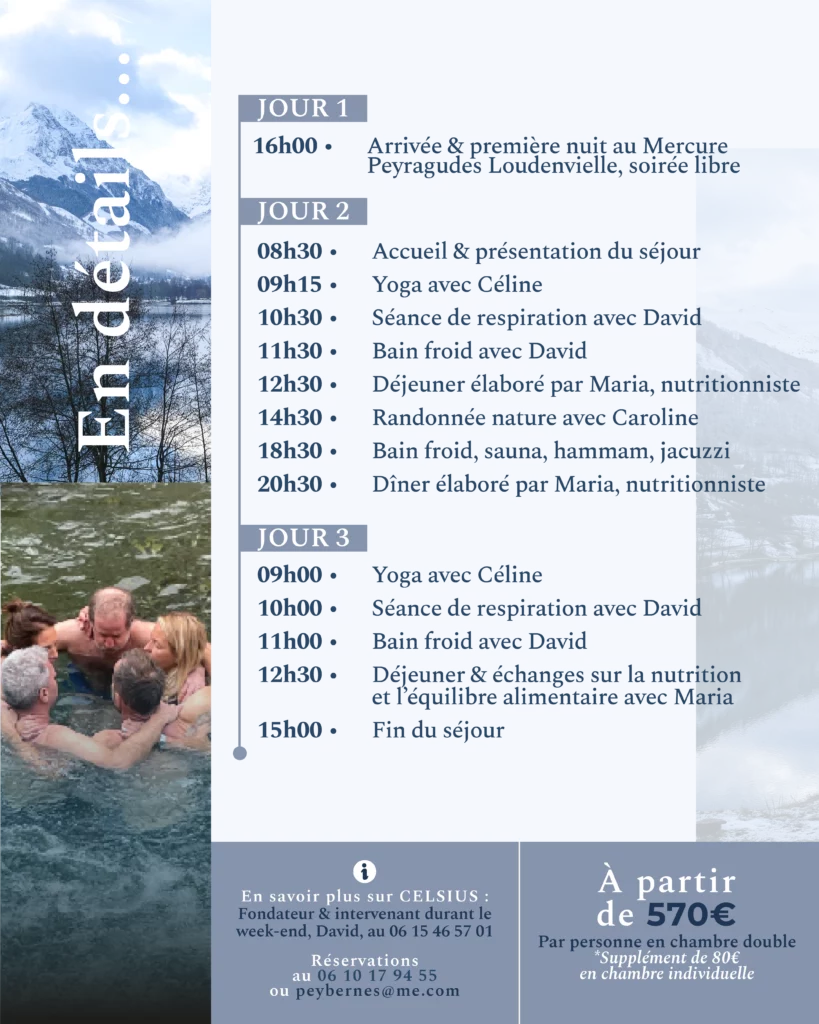 weekend thématique bien-être à la montagne