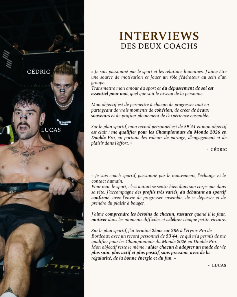 Week-end sportif spécial Hyrox